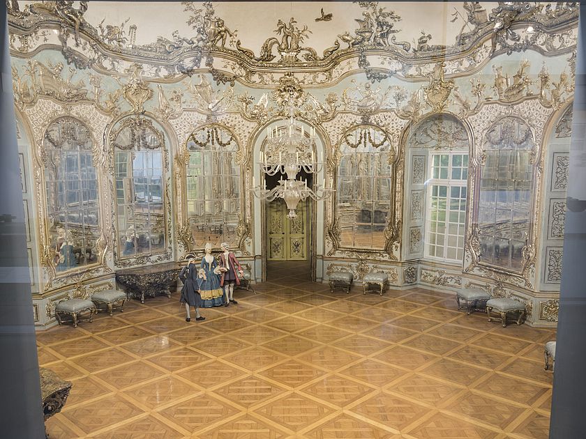 Diorama – Spiegelsaal der Amalienburg Diorama des Spiegelsaals der Amalienburg in München.