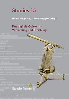 Das Cover des Bands . Zu sehen ist der Titel des Buchs sowie eine offensichtlichbearbeitete Fotografie des Äquatorials von Edward Troughton.