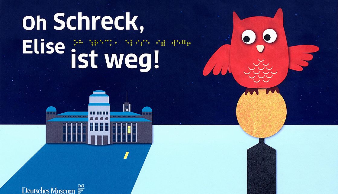 Buchcover Tastbuch "Oh Schreck, Elise ist weg!".