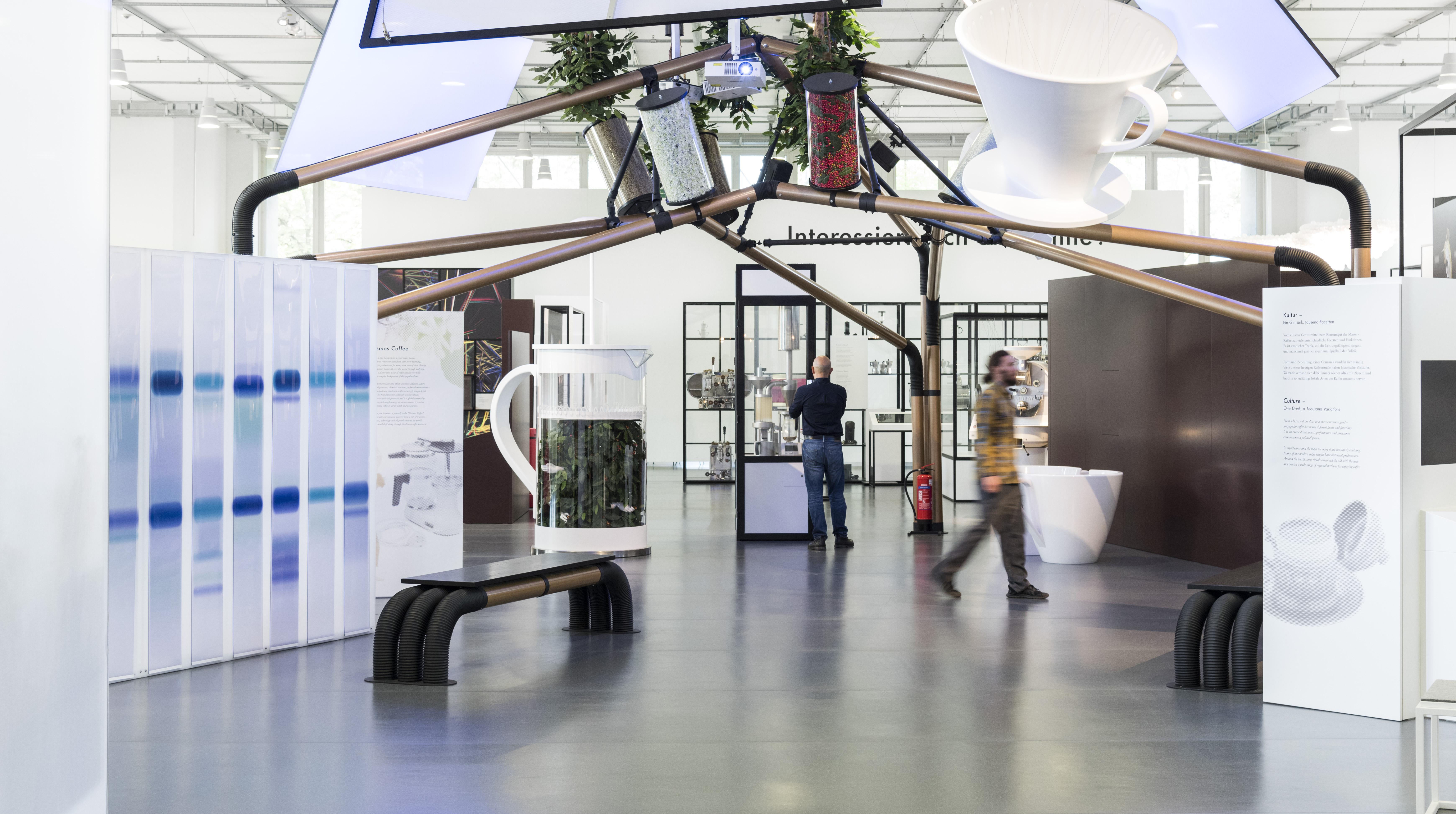 Blick in die Sonderausstellung Kosmos Kaffee.