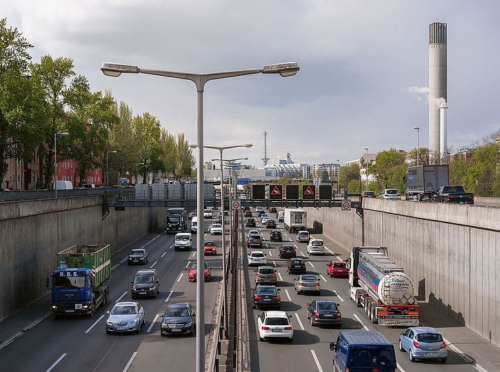 Fotografie Michael Tewes, Autobahn-Stau