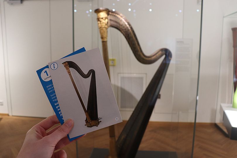 Harfe Karten Museum, Migration und ich
