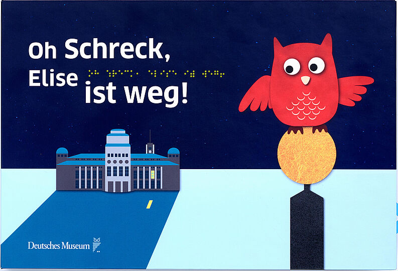 Buchcover Tastbuch "Oh Schreck, Elise ist weg!".