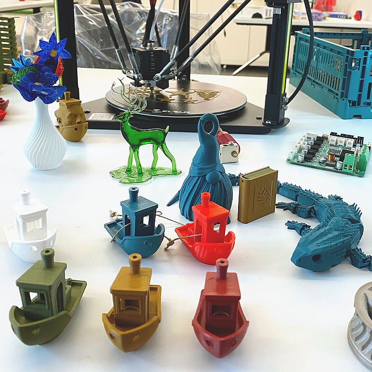 Objekte aus dem 3D-Drucker 