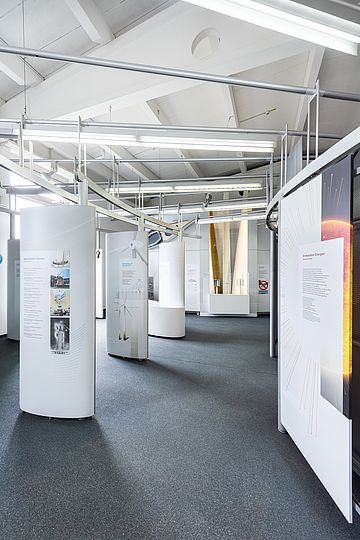 Ausstellungsbereich Erneuerbare Energien.