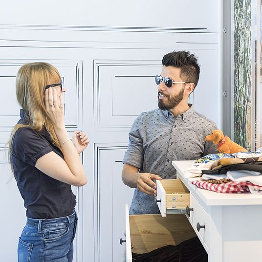 Selfie-Fotobox in der Sonderausstellung Kosmos Kaffee.