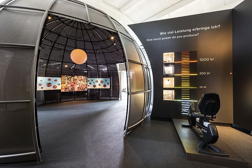 Eingang zur Ausstellung Energietechnik