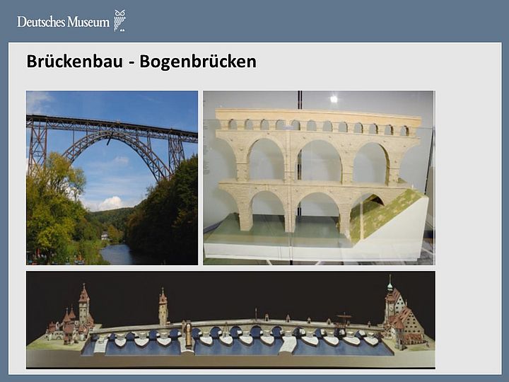 Beispiele für Bogenbrücken