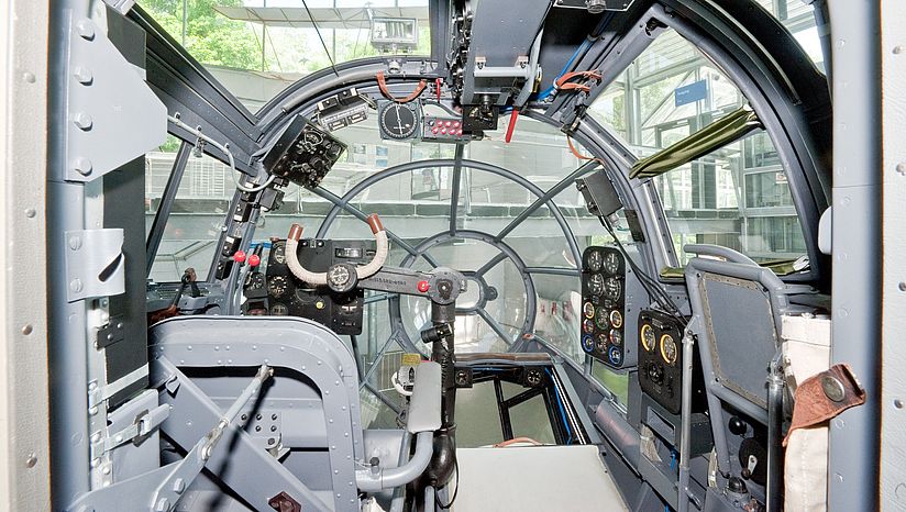 Einblick in den Führerraum.