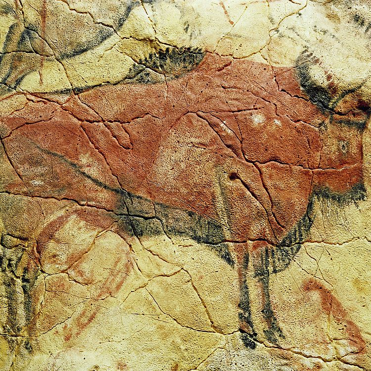 Malerei in der Altamira-Höhle