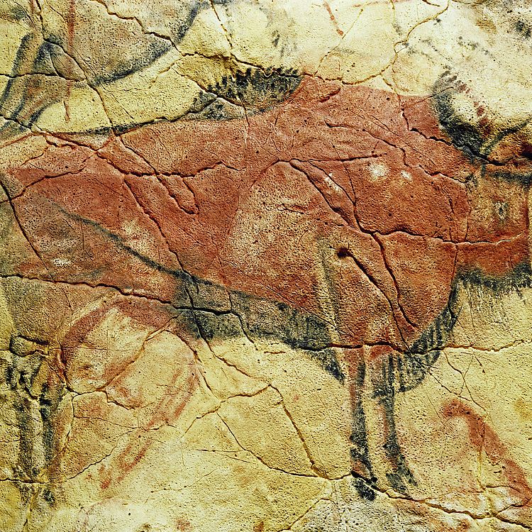 Malerei in der Altamira-Höhle