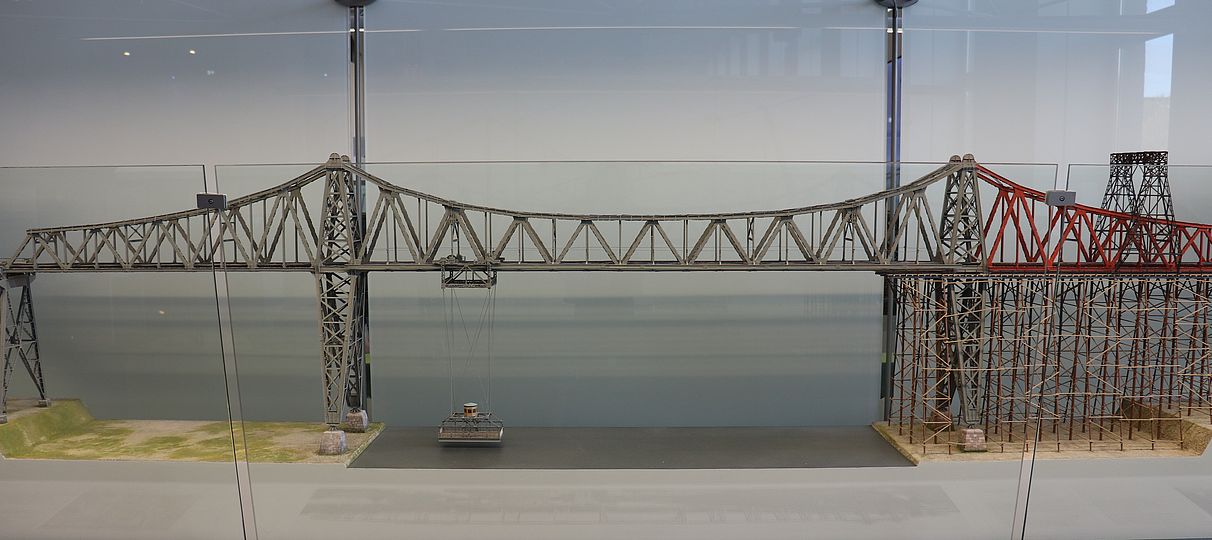 Modell der Rendsburger Eisenbahnbrücke 