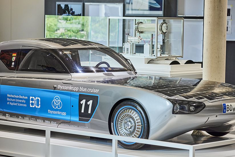 Der Blue Cruiser wird von Solarkraft angetrieben.