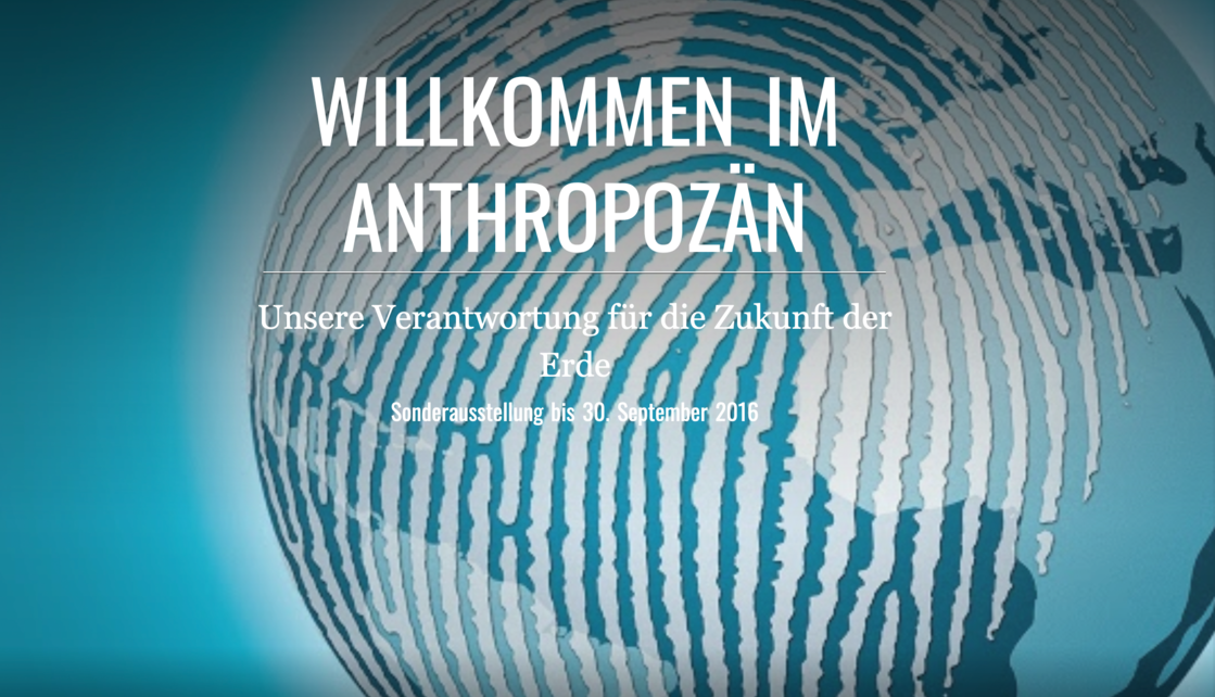Screenshot virtuelle Ausstellung Wilkommen im Anthropozän bei Google Arts&Culture.