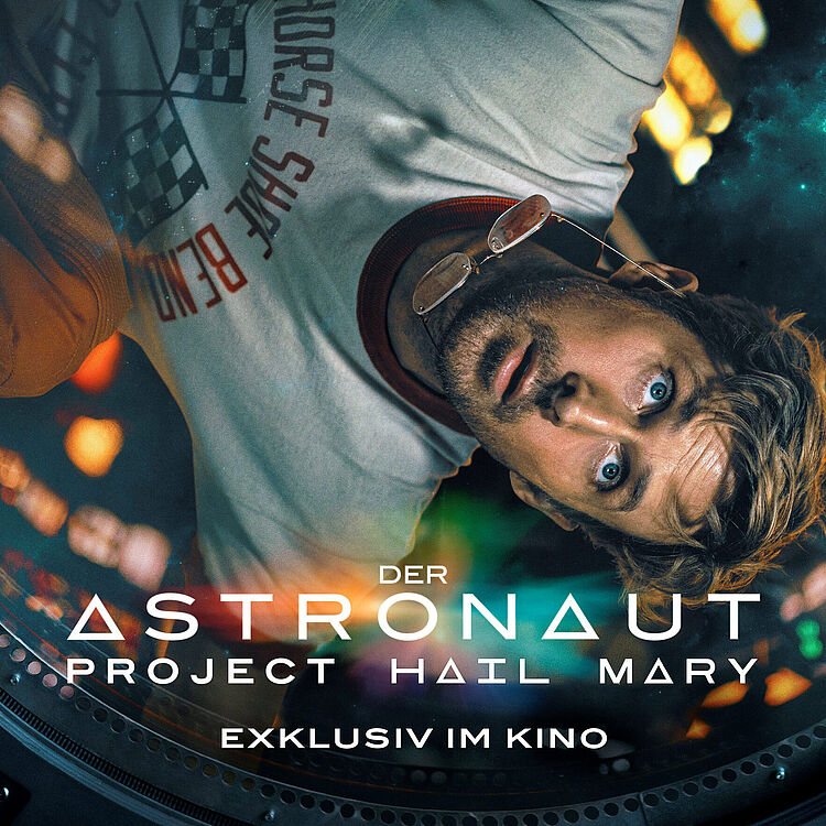 Kinoplakat zum Science-Fiction-Film „DER ASTRONAUT“.