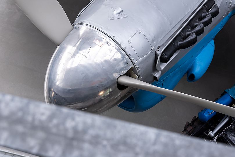 Detail eines Propellers der CASA 2.111 B.