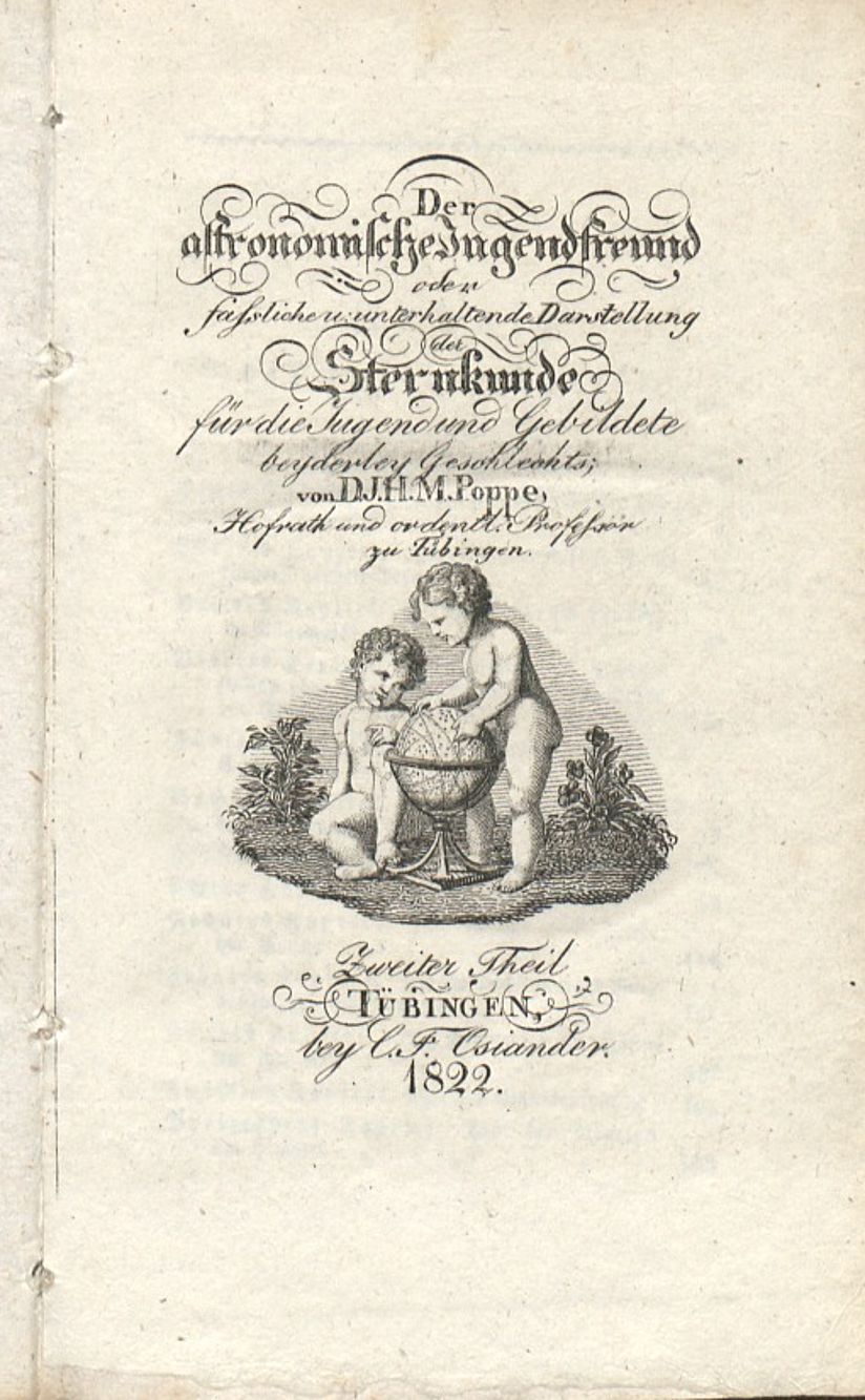 Frontispiz des astronomischen Jugendfreund