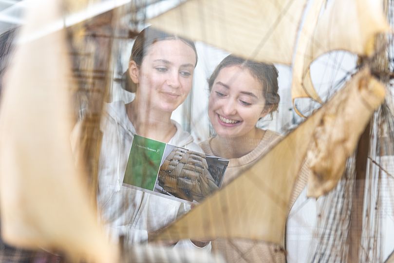 Entdeckertour durch die Ausstellung Schiffahrt.