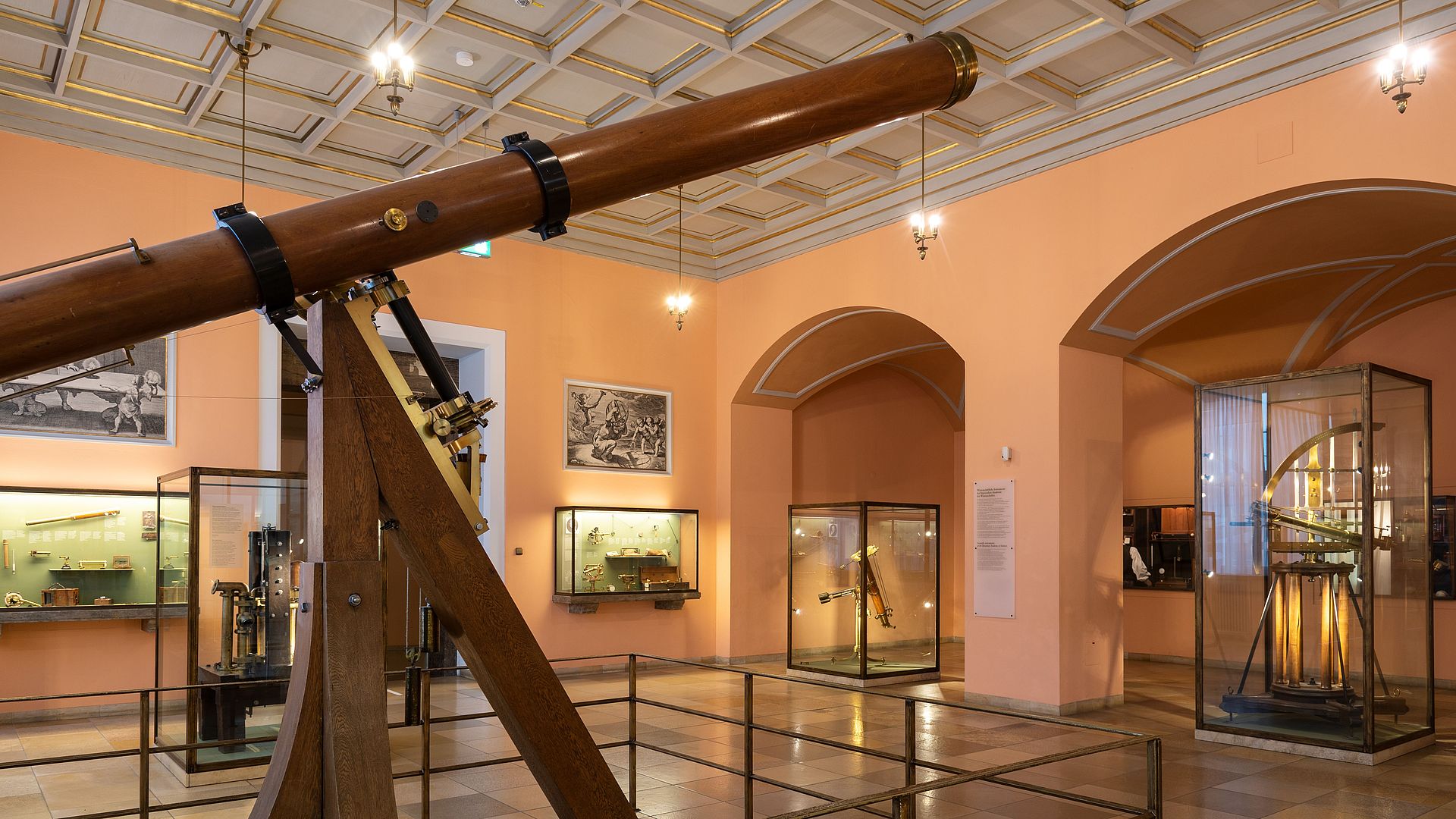 Fraunhofer refractor (telescope) in the Academy Collection.