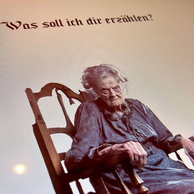 Gruselgeschichten am Exponat AI Slides