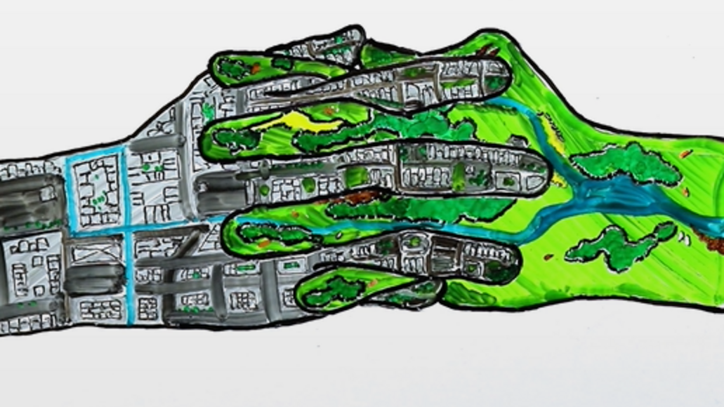 zeichnung von zwei Händen