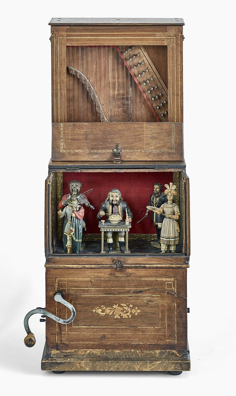 Drehklavier „Knödelesser“ von A. Ruth & Sohn.