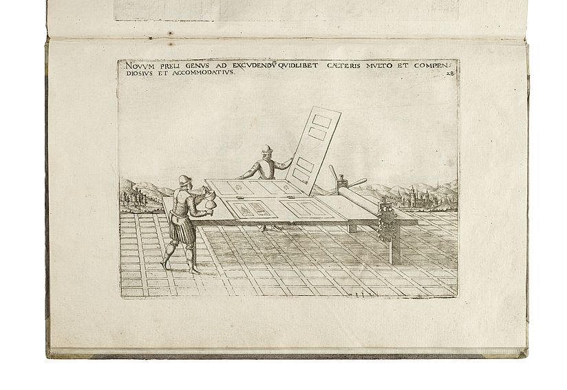 Walzenpaar für Buchdruck