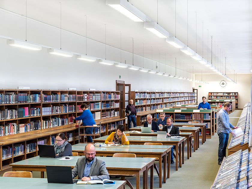 Stilles Arbeiten Bibliothek