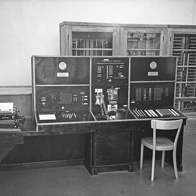 Der Rechner Zuse Z4 an der ETH Zürich, ca. 1950