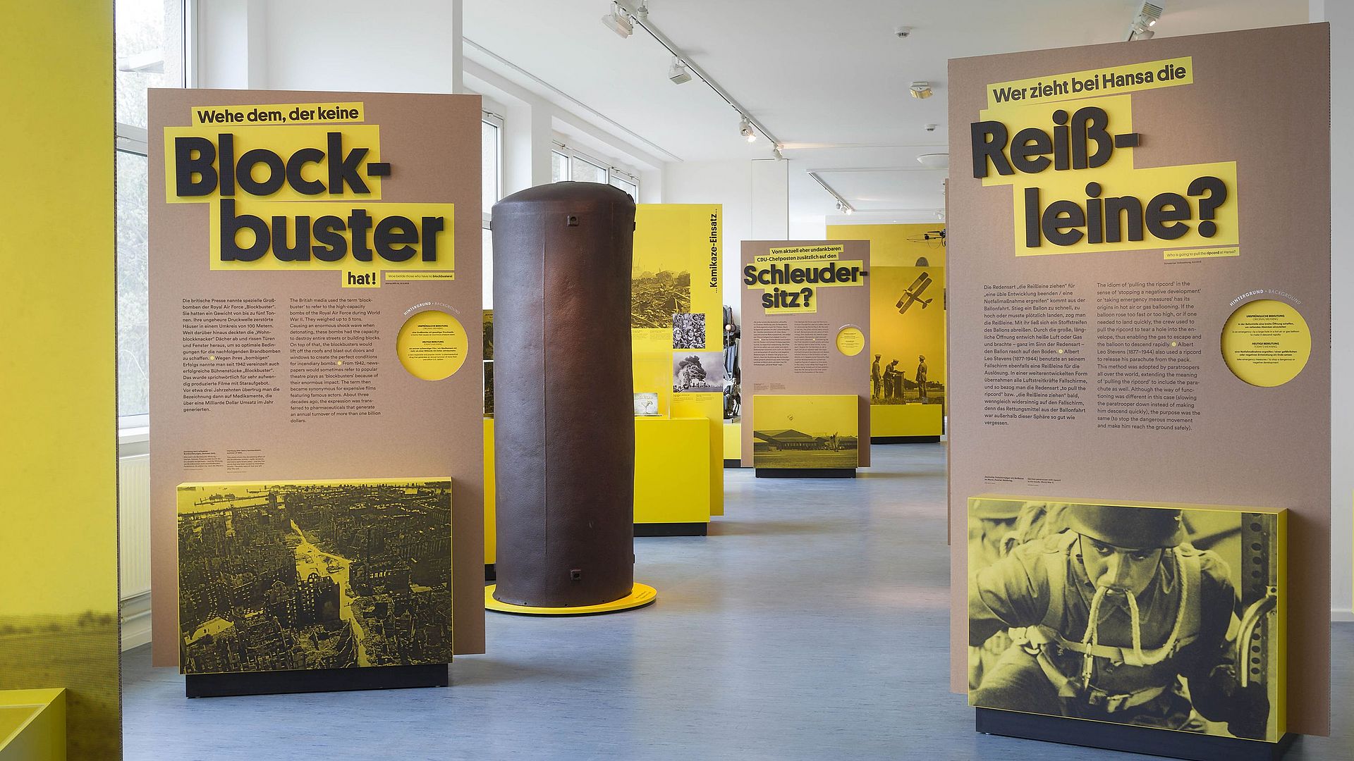 Stehlen mit Themen: Blockbuster, Reißleine und Schleudersitz.