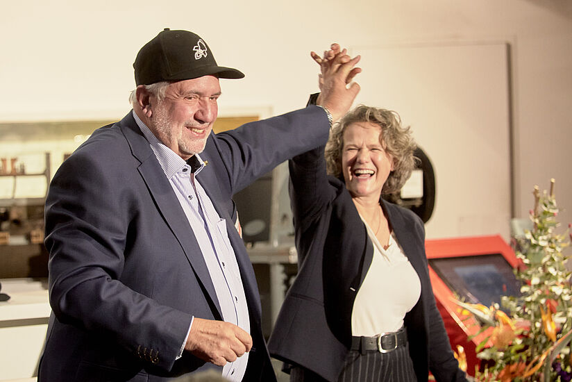 Casellas und Niehaus während der Festveranstaltung 30 Jahre Deutsches Museum Bonn