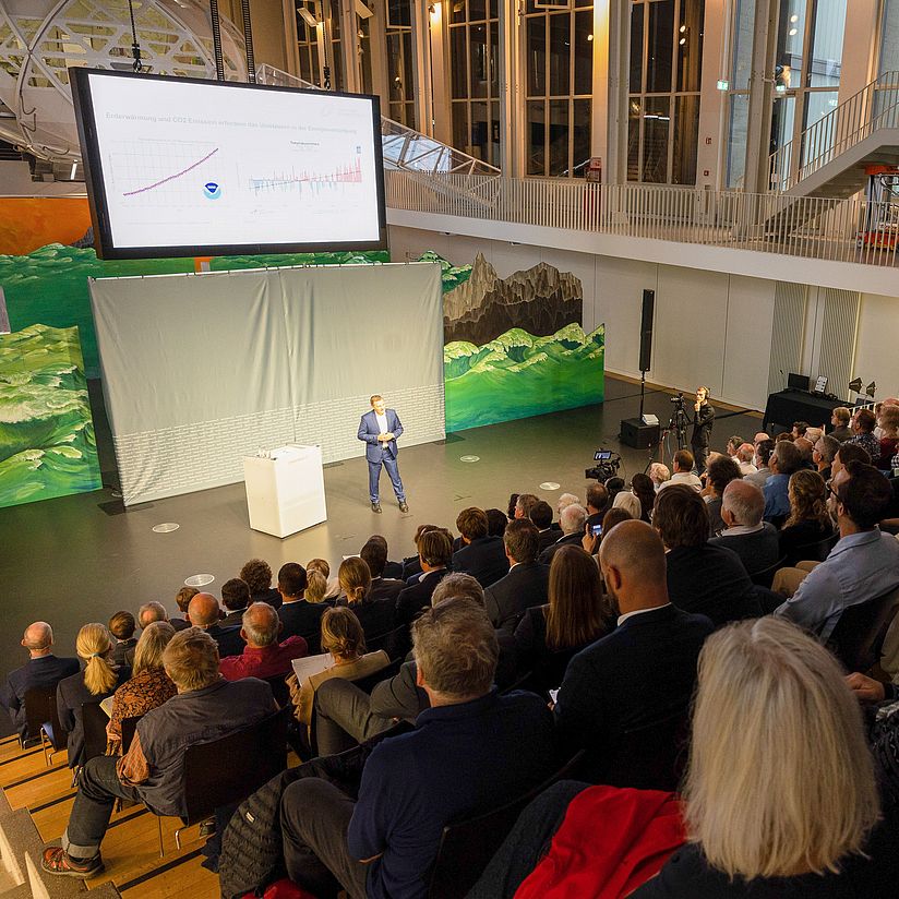 Verleihung Deutscher Zukunftspreis im Auditorium des Deutschen Museums.