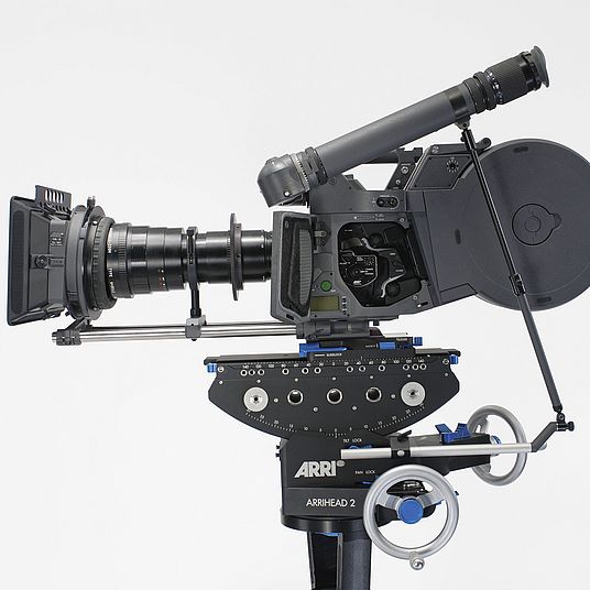 Die Arriflex Filmkamera aus der Sammlung des Deutschen Museums.