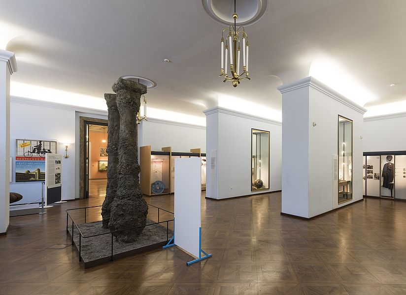 Blick in die Ausstellung zur Geschichte des Museums.