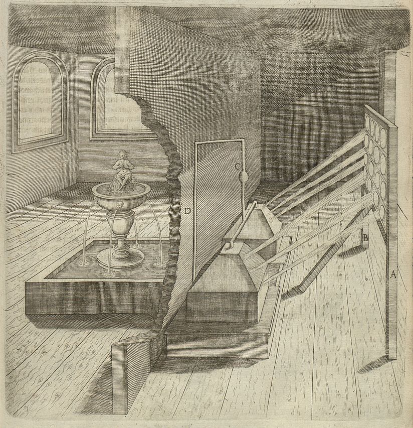 Ein Solarspringbrunnen