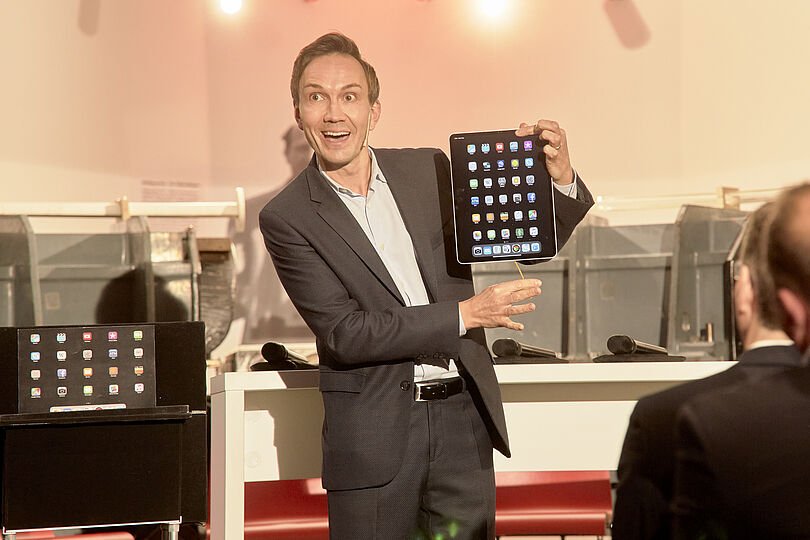 KI-Magier Wilke zur Festveranstaltung 30 Jahre Deutsches Museum Bonn