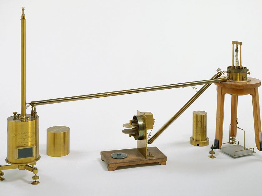 Apparatur zur Messung von Radioaktivität.