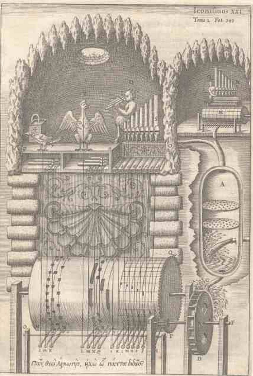 Hydraulischer Orgelantrieb.