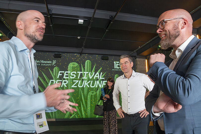 Fachdiskussionen auf dem Festival der Zukunft