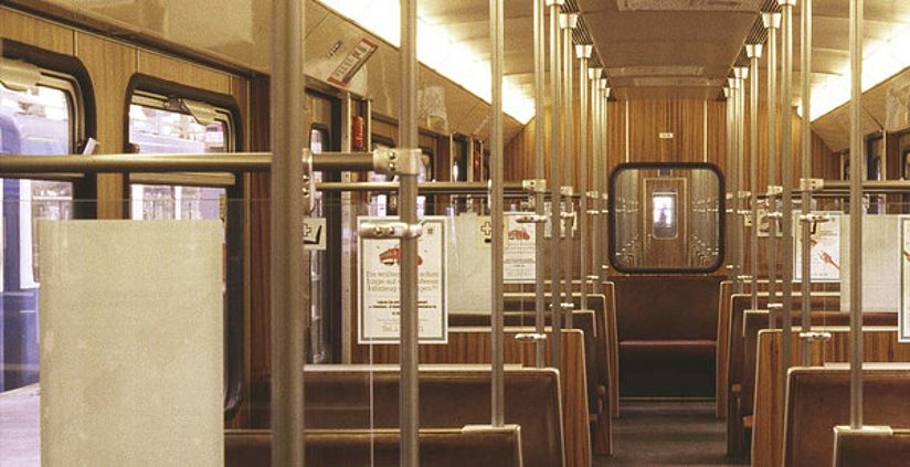 Passenger area of the Munich underground.