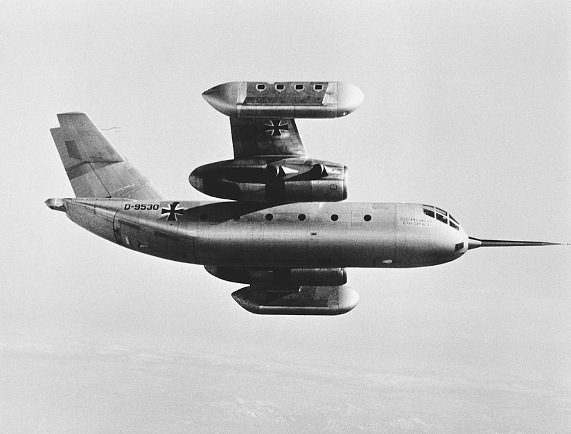 Im aerodynamischen Flug.