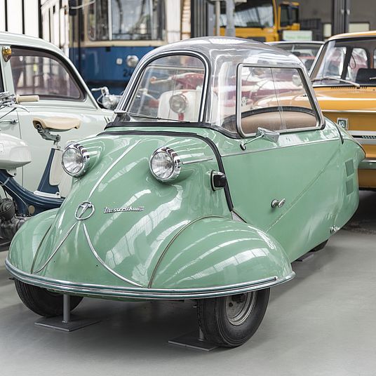 Messerschmitt Kabinenroller mit hellgrüner Lackierung