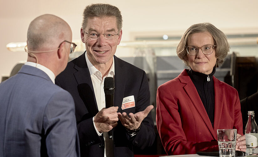 Talkrunde bei der Festveranstaltung 30 Jahre Deutsches Museum Bonn