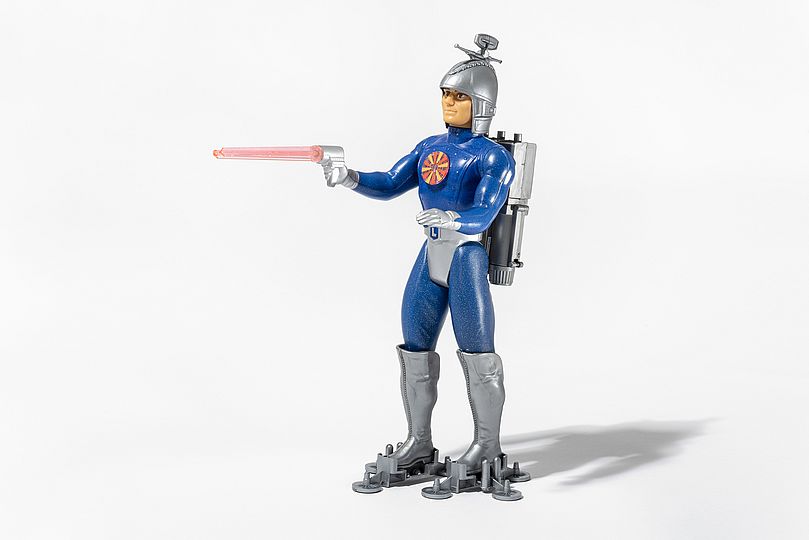 Spielzeugfigur „Captain Lazer“