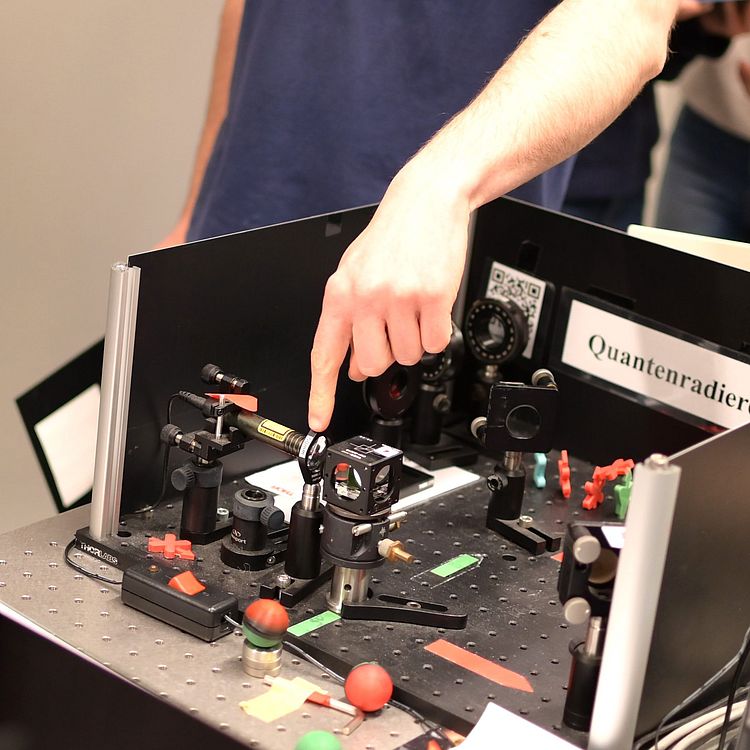 PhotonLap in Garching, Versuchsaufbau