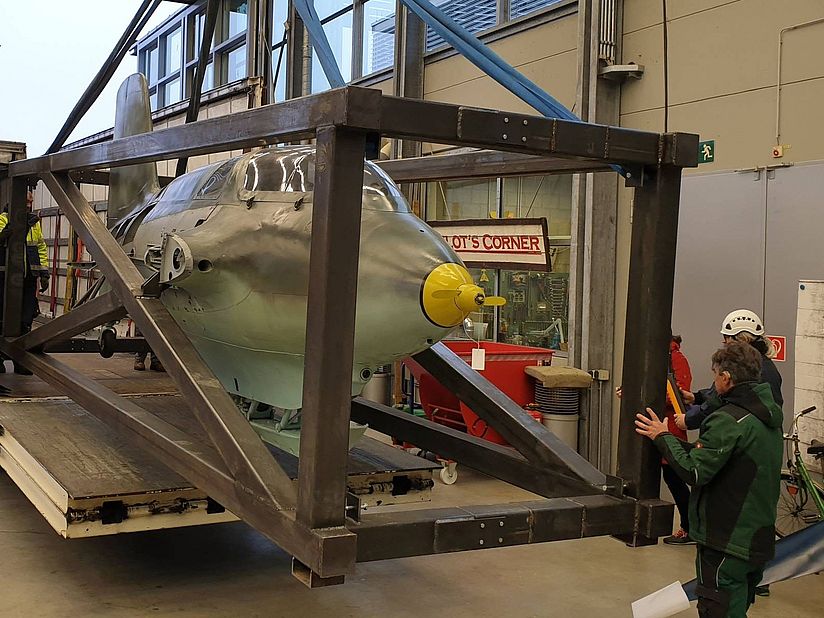 Transport Messerschmitt Rumpf.