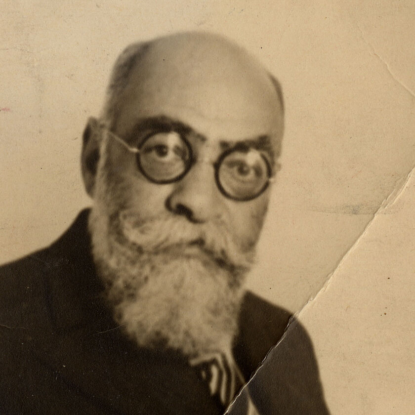 Ein Porträt des Ingenieurs Arthur Schönberg