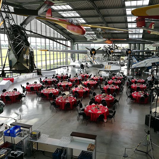 zur Vermietung der Flugwerft Schleißheim.