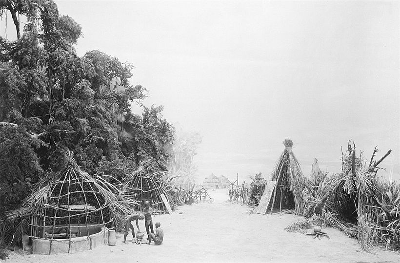 Historisches Foto:In der Sektion 