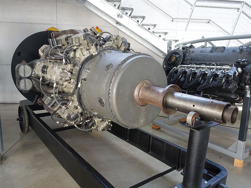Sternmotor BMW 803 in der Flugwerft Schleißheim.
